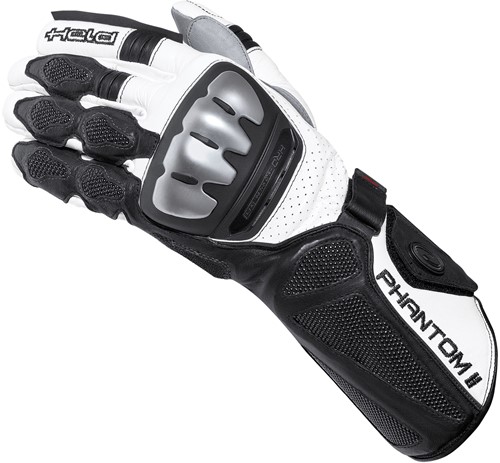 PHANTOM II RaceGLOVES BLACK-WHITE 10