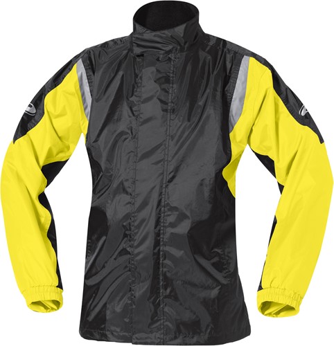 MISTRAL II RAINJACKET BLACK-NEONYELLOW M A
