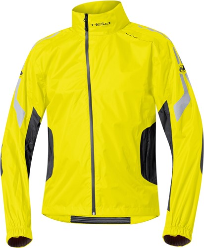 WET TOUR JACKET RAINJACKET BLACK-NEONYELLOW L A