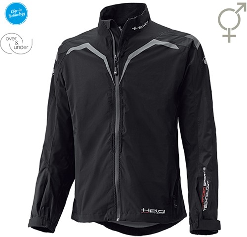 RAINBLOCK TOP SPORTY RAINJACKET BLACK-WHITE XL A