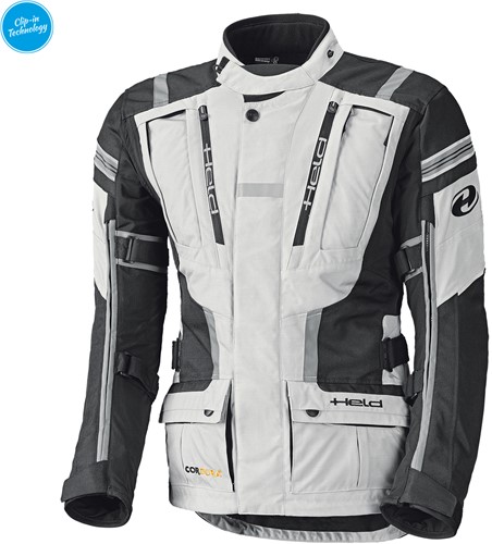 HAKUNA II TOURINGJACKET  GREY-BLACK XXL