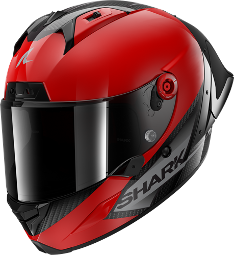 SHARK AERON-GP BLANK SP  Carbon Red Anthracite