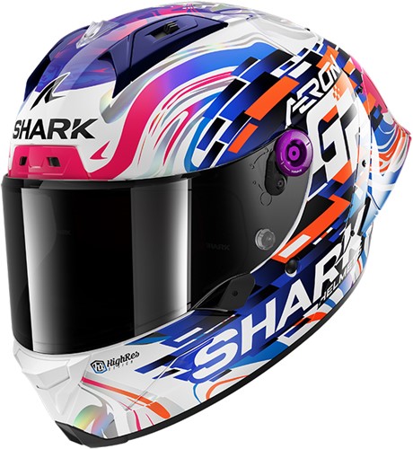SHARK AERON-GP REPLICA ZARCO GP DE FRANCE Carbon Violet Blue