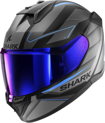 SHARK D-SKWAL 3 SIZLER Mat Black Anthracite Blue