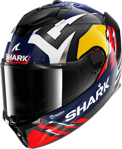 SHARK SPARTAN GT PRO REPLICA ZARCO SIGNATURE CARBON Carbon Chrom Red