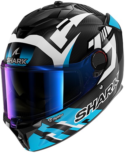 SPARTAN GT PRO CARBON ZARCO TRACK RACER Carbon White Blue