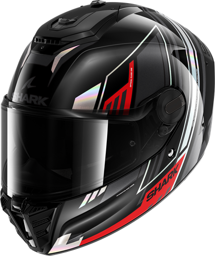 SHARK SPARTAN RS BYRHON Black Iridescent Red