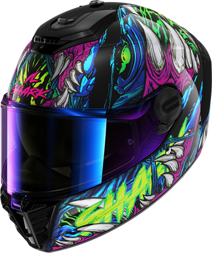 SHARK SPARTAN RS SHAYTAN Black Green Violet