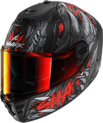 SHARK SPARTAN RS SHAYTAN Mat Black Red Anthracite