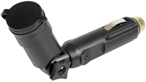 ADAPTER SOCKET 120° SWIVEL JOINT 12/24V