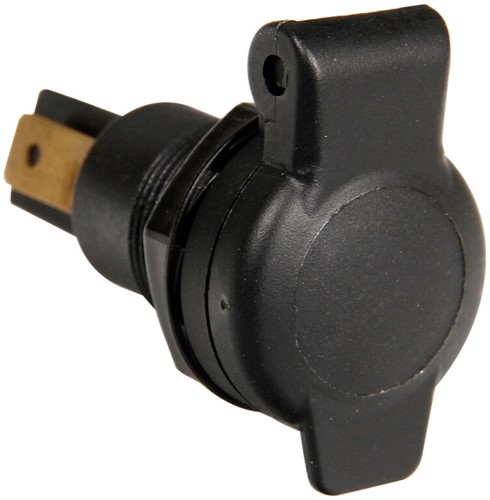 FLUSH MOUNT BUILT-IN DIN SOCKET 12/24V