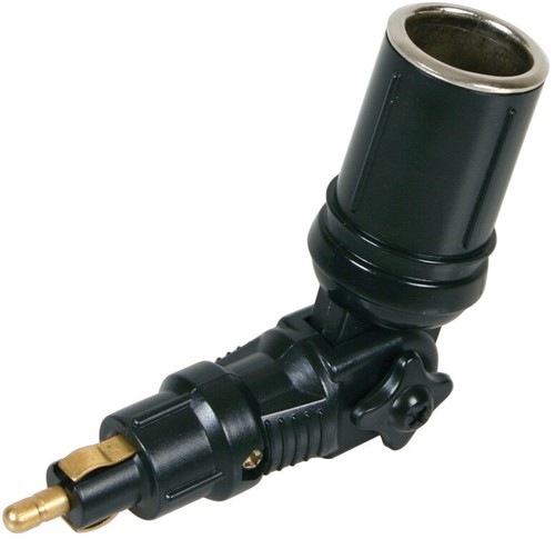 ADAPTER SOCKET 120° SWIVEL JOINT 12/24V