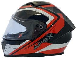 APEX Helmet FI100 Valencia red/white/black