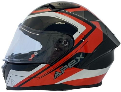APEX Helmet FI100 Valencia red/white/black