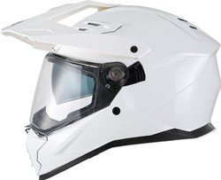 AMOQ AI100 Adventure Helmet Solid white