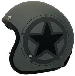 APEX Helmet JI100 Star matt black/grey