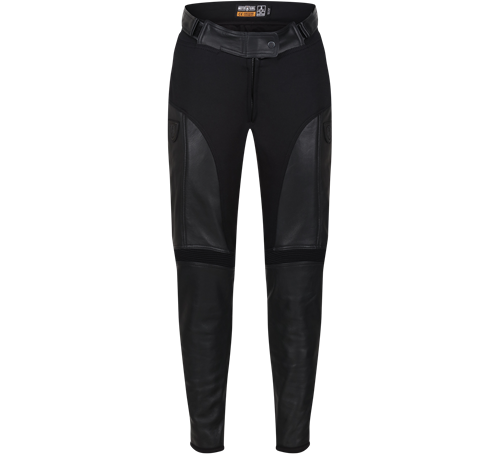 Fiona Leather Trousers Black