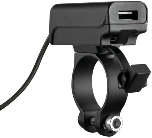 Trek X, USB charger with double USB socket (USB A + USB C) rainproof