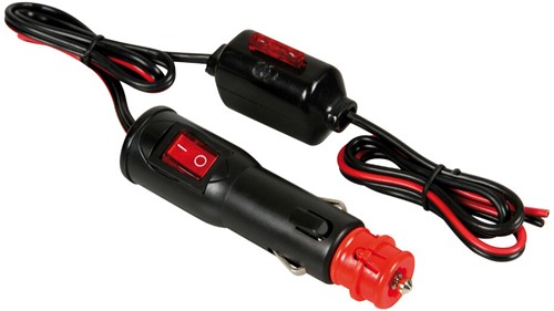 CIGARETTE LIGHTER PLUG WITH EXTERNAL FUSE 12/24V
