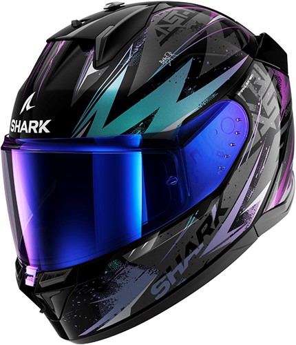 SHARK D-SKWAL 3 BLAST-R   Black Green Glitter