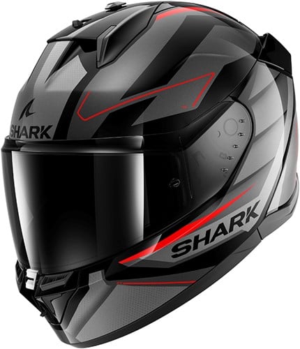 SHARK D-SKWAL 3 SIZLER   Black Anthracite Red