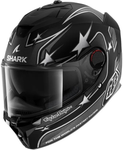 SHARK SPARTAN GT PRO FLAGSTAFF Mat TLD Black Anthracite Silver