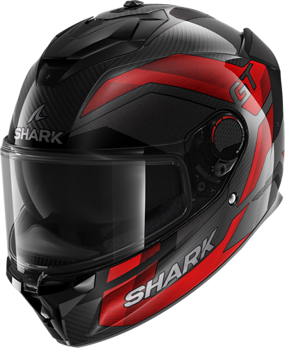 SHARK SPARTAN GT PRO RITMO CARBON Carbon Red Chrom