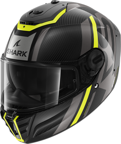 SHARK SPARTAN RS CARBON SHAWN Carbon Yellow Anthracite