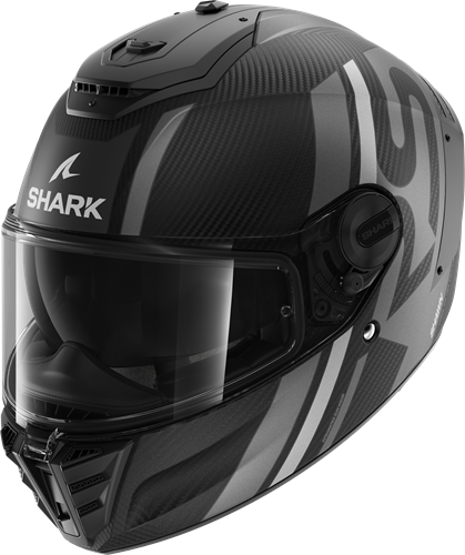 SHARK SPARTAN RS CARBON SHAWN Mat Carbon Silver Anthracite