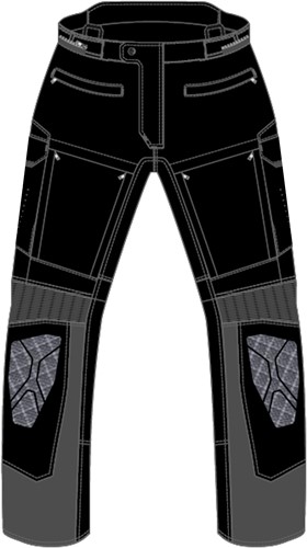 Richa INFINITY 3 ADVENTURE TROUSERS SHORT black