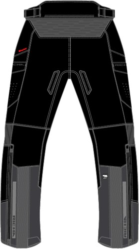 Richa INFINITY 3 ADVENTURE TROUSERS SHORT black-2