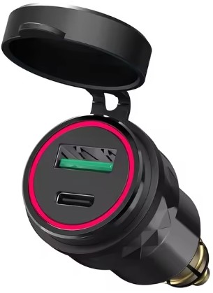 CLAW Din Hella 12V Charger Dual USB / USB-C