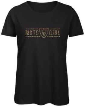 MotoGirl Leopard Print T-Shirt
