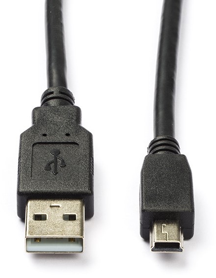 USB Netadapterkabel micro-B en mini 2A