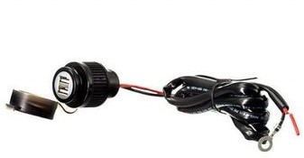 CLAW 3.1AMP Dual USB Hardwire Charger Handlebar